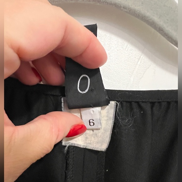 ZERO + MARIA CONEJO Black Dress with Cream Ribbon Tie MID Length - Picture 5 of 6